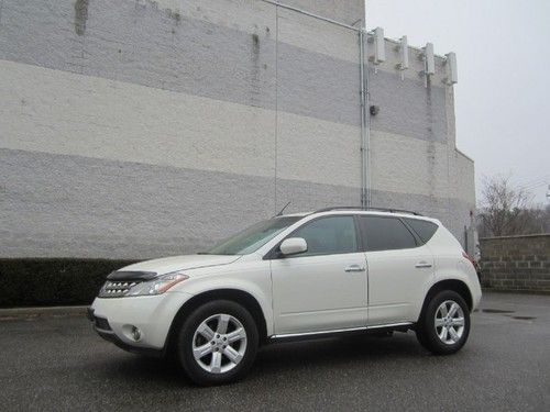 2006 niisan murano sl leather moonroof white