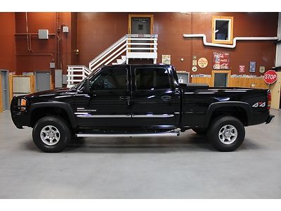 Sunroof lbz 2006 gmc sierra 2500 4x4 diesel slt short bed leather allison 6.6l