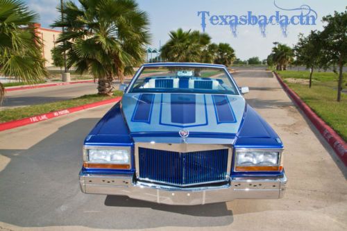 Custom 84 cadillac coupe deville chop top