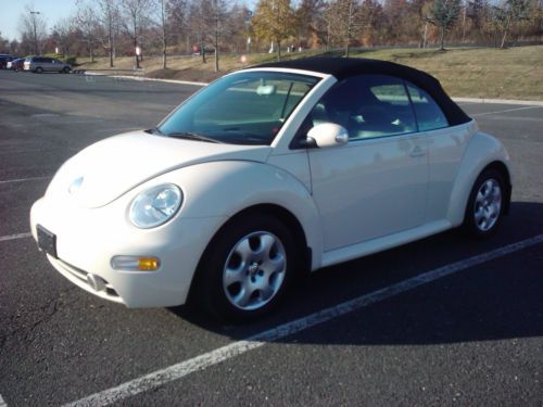 2003 volkswagon beetle gls convertible very low miles