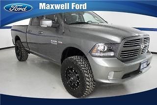 13 ram 1500 2wd quad cab 140.5&#034; sport hemi 3&#034; lift nitto trail grapplers