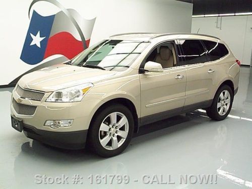 2012 chevy traverse ltz leather rear cam vent seats 39k texas direct auto