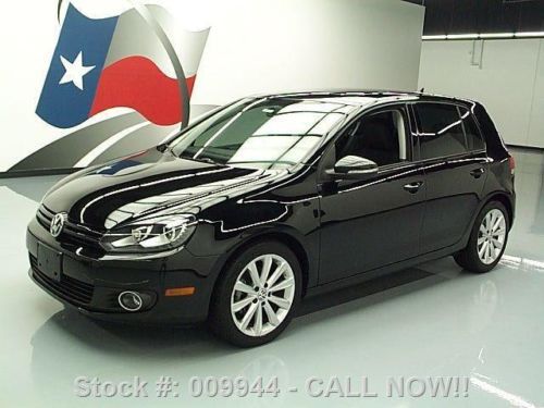 2013 volkswagen golf tdi tech diesel sunroof nav 33k mi texas direct auto