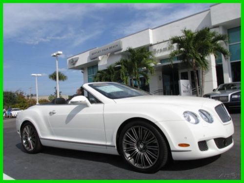 10 glacier white 6l w12 speed convertible *heated massage seats *navigation