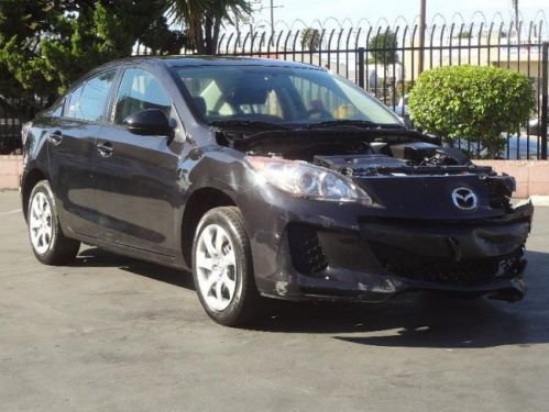 2013 mazda mazda3 i sv damaged salvage rebuilder priced to sell export welcome!!