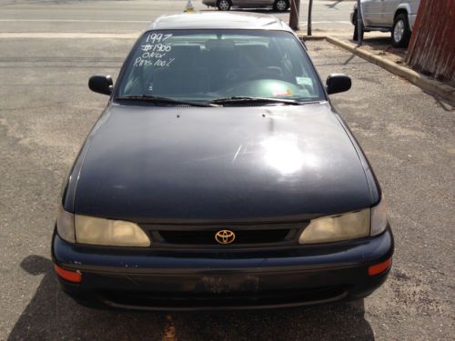 1997 toyota corolla dx sedan: runs perfect. low price.