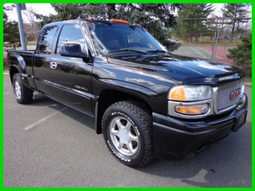 2003 gmc denali ext cab quadrasteer 4x4 v-8 6.0l dvd leather no reserve auction