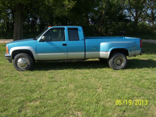 1993 gmc dually 1 ton sierra extended cab 4x4