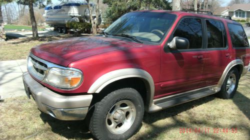 1999 ford explorer eddie bauer luxury utility  suv 4-door 4.0l no reserve