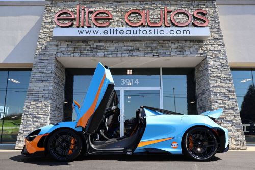 2022 mclaren 765lt spider 765lt spider gulf livery 1 of 2