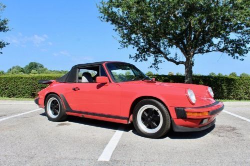 1988 porsche 911 carrera 2dr convertible