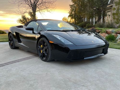 2007 lamborghini gallardo convertible supercar