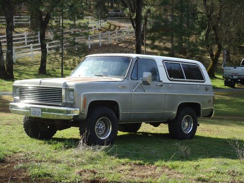 California native 1975 chevy blazer