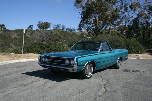 1968 ford ranchero gt 390 one family owned since 1970 cal black plate unmolsted