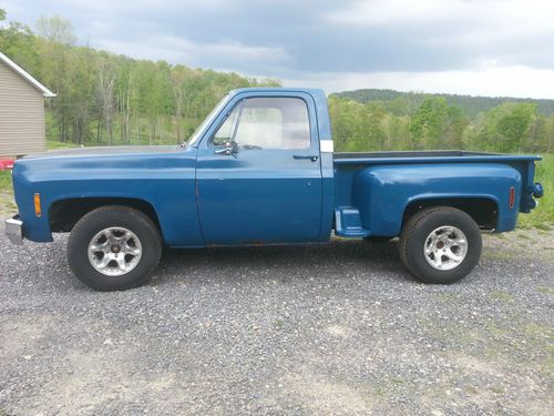 1976 chevy c10 scottsdale, strong running southern truck very good undercarriage