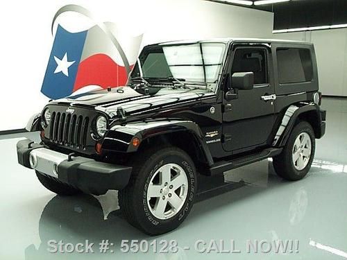 2008 jeep wrangler sahara 4x4 hard top 6-speed 65k mi texas direct auto