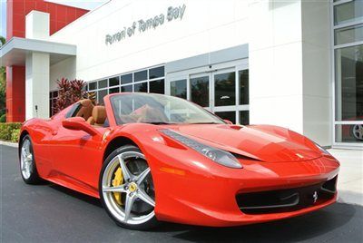 2012 ferrari 458 convertible - navigation camera scuderia daytona carbon loaded!