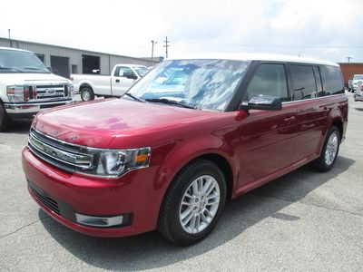 2013 ford flex sel--front wheel drive--leather---vista sunroof---navigation--