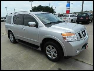 2010 nissan armada  se all power silver 3rd row