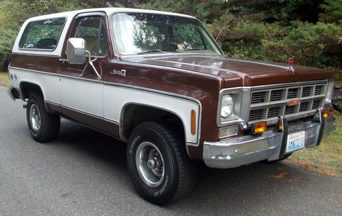 Sell used 1978 GMC Jimmy High Sierra 81k Original Miles 4x4 400 RUST ...