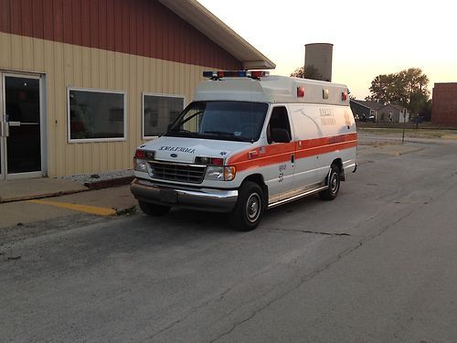 1992 ford e-350 ambulance mc coy miller 7.3l diesel idi