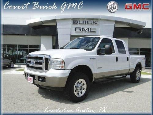 05 ford super duty f-250 xlt f250 crew cab powerstroke diesel 4x4 4wd