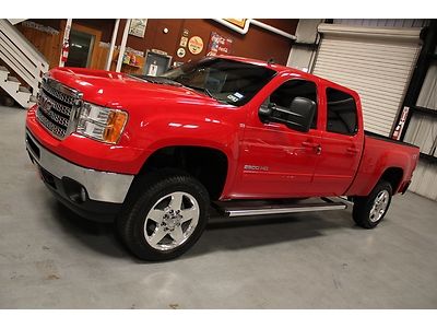 Slt 2011 gmc sierra 2500 4x4 diesel chrome 20's heated sb allison duramax 6.6l