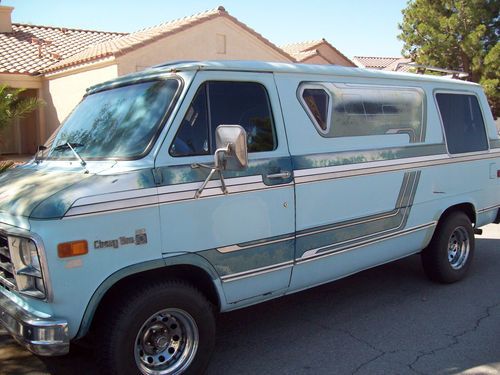 1978 chevy van g20 blue color - rv class