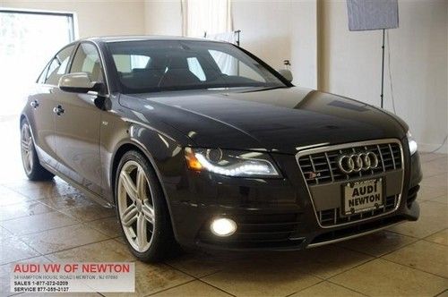 2010 black audi a4 2.0t premium 3.0l v6 supercharged auto low miles 37k nav