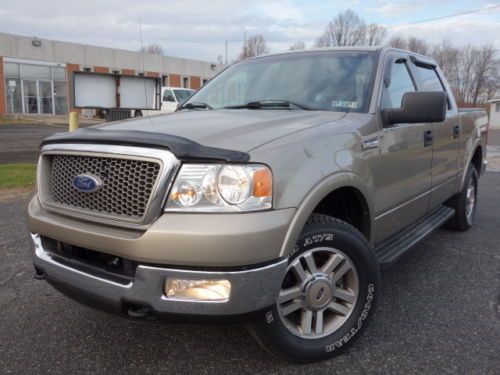 Ford f-150 lariat 4x4 crew cab heated leather sunroof free autocheck no reserve