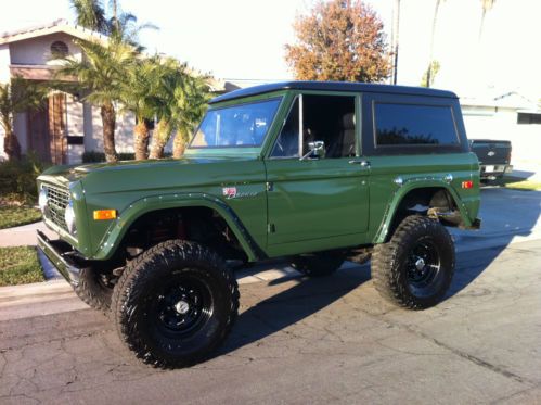 1976 bronco 351, auto, lifted, mtr&#039;s, 4x4, convertible, nice machine!