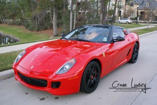 Red on tan ferrari 599 super clean