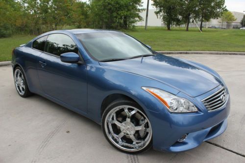 2012 infiniti g37xs awd 2dr coupe infinity g37x  g37 custom wheels no reserve