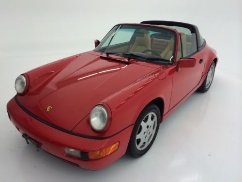 1991 porsche 964 carrera 2 targa rare one owner 100% original paint pristine car