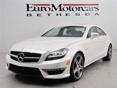 Mercedes certified cpo white black blind spot navigation warranty cls63 cls amg