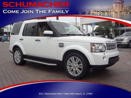 2011 land rover lr4 4wd leather nav sun/roof third row  carfax buyback guarantee