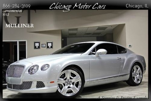 2012 bentley continental gt coupe $208k+msrp sport spec navigation quilted hide