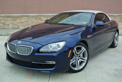 Bmw 650i convertible sport pkg~20k miles~factory warranty~ready to go!!