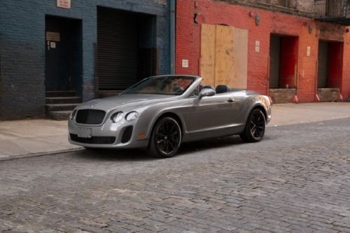 2011 bentley supersports convertible in quartzite w/a linen &amp; beluga interior