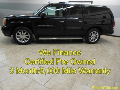 08 escalade platinum awd gps navi tv dvd sunroof certified we finance texas