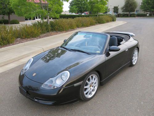 2000 porsche 911 carrera convertible damaged wrecked rebuildable low reserve 996