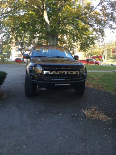 Ford f-150 raptor hennessey supercharged! 2012 black velociraptor! w/ extras!