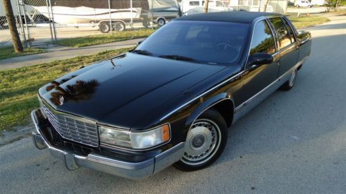 1995 cadillac fleetwood brougham luxury sedan with 60,000 one fla owner miles