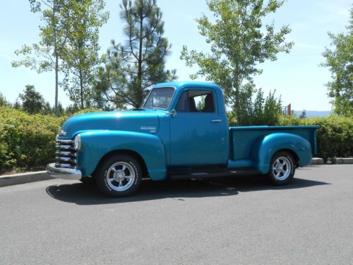 1951 chevrolet 3100-- shortbed-hotrod-streetrod