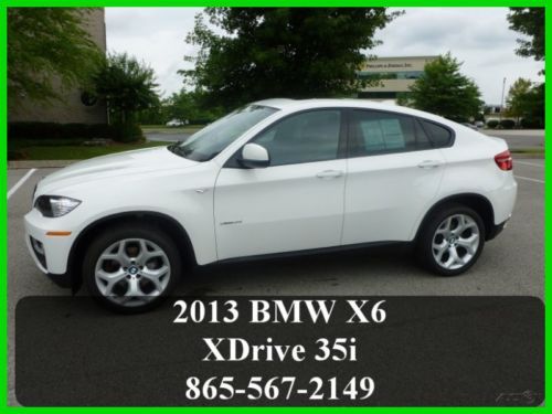 2013 bmw x6 xdrive35i nav, sat, vented seats, back-up camera, x