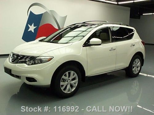 2012 nissan murano sl leather dual sunroof rear cam 44k texas direct auto