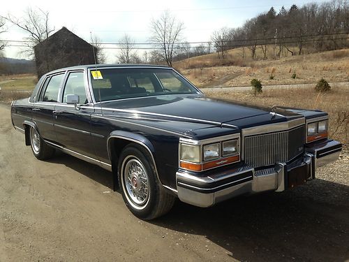 1989 cadillac fleetwood brougham no reserve