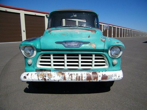 1955 1/2 chevrolet pickup 3600 second series rat rod