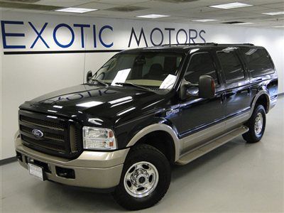 2005 ford excursion eddie bauer! 4x4 diesel dvd/ent.pkg 3rd row htd-sts 1-owner