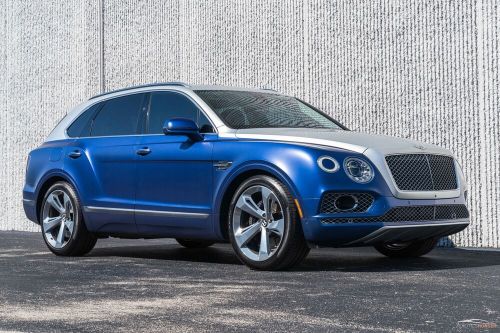 2018 bentley bentayga mulliner edition w/ a $310k msrp, two-tone paint +